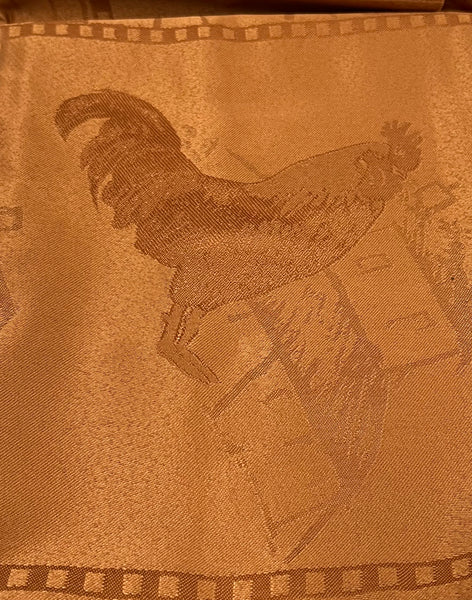 Table Cloth -Rooster -Copper