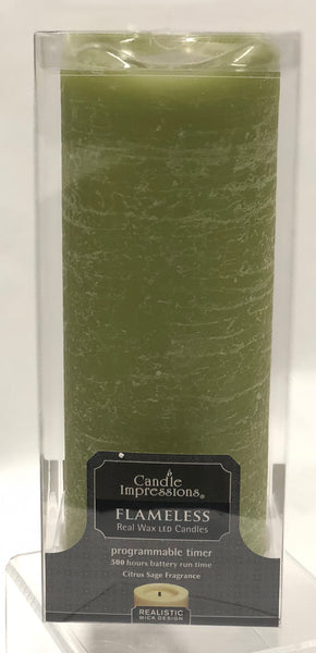 Candle Impressions -Battery Candle -Bamboo