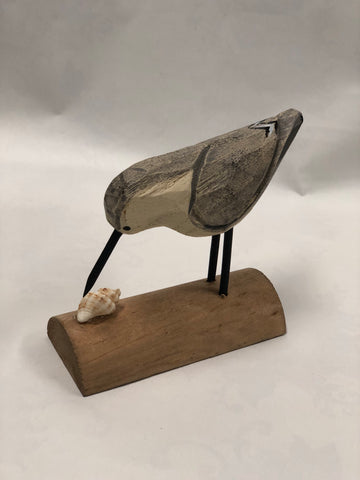 Sea Life- Small Wooden Bird