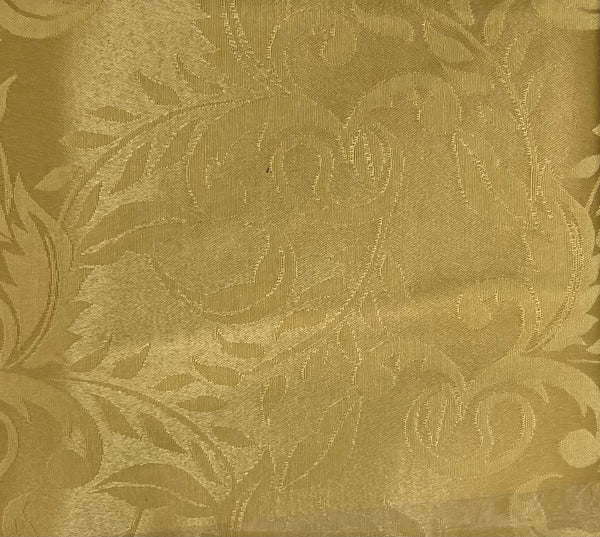 Table Cloth -Damask - Mustard Yellow