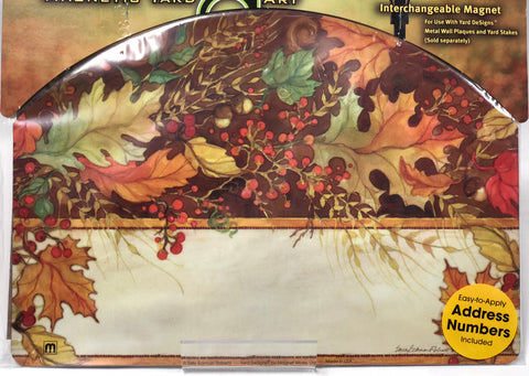 Magnetic Yard Sign -Autumn Garland