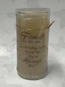 Friends -Flameless -Battery Candle