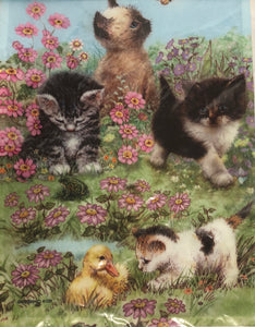 Meadow Kittens -Large Flag