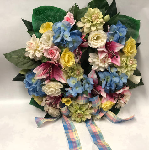 Pastel Spring Wreath