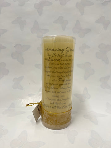 Amazing Grace -Flameless -Battery Candle