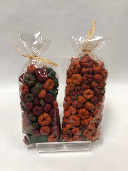 Unscented Mini Decorative Pods -Orange