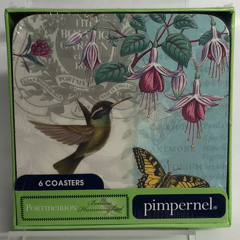 Botanic Hummingbird Coaster Set