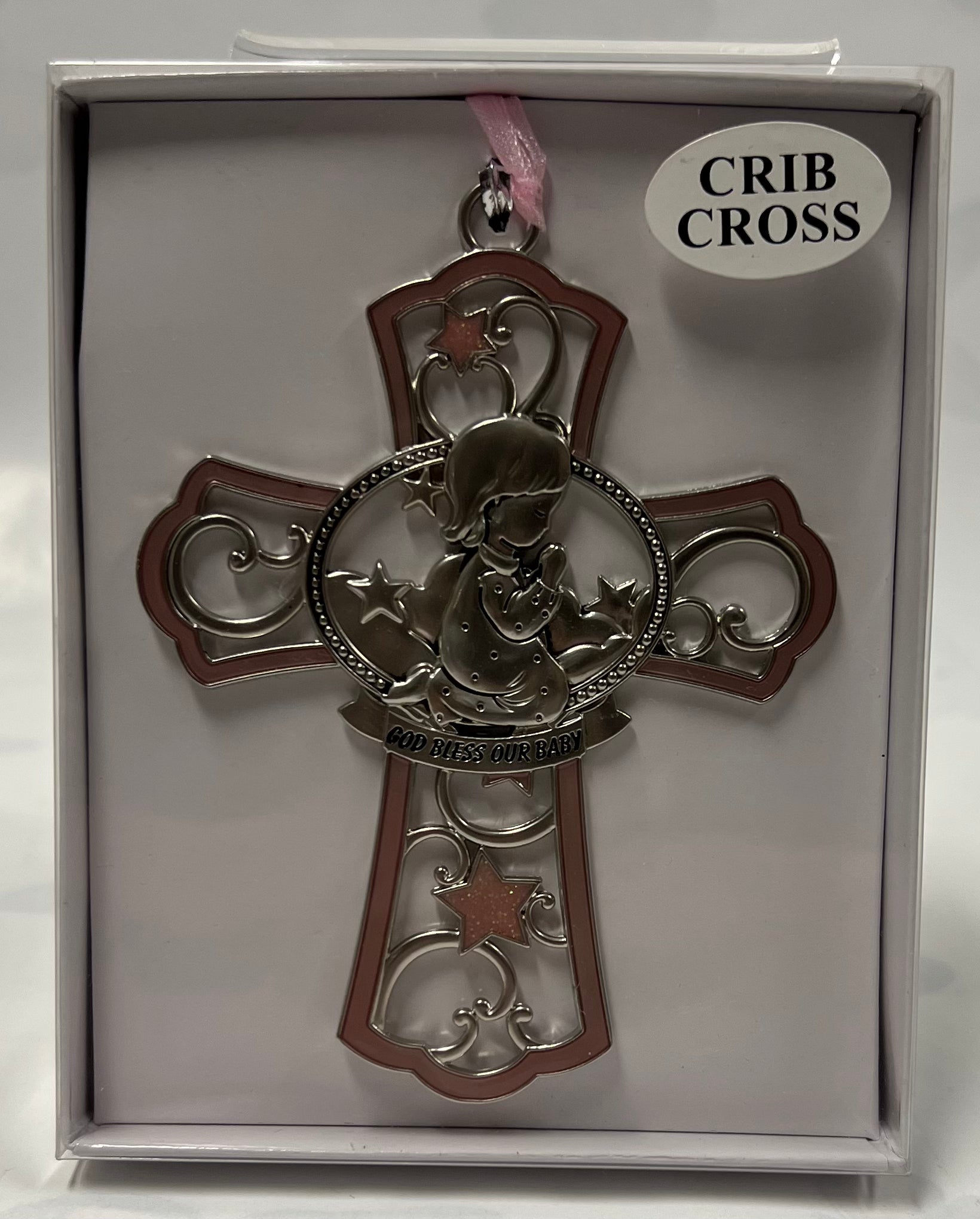 Crib Cross -Pink