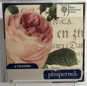 Royal Horticultural Society Roses Coaster Set