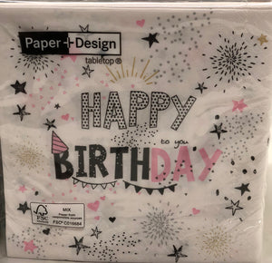 Luncheon Napkin-Girls birthday