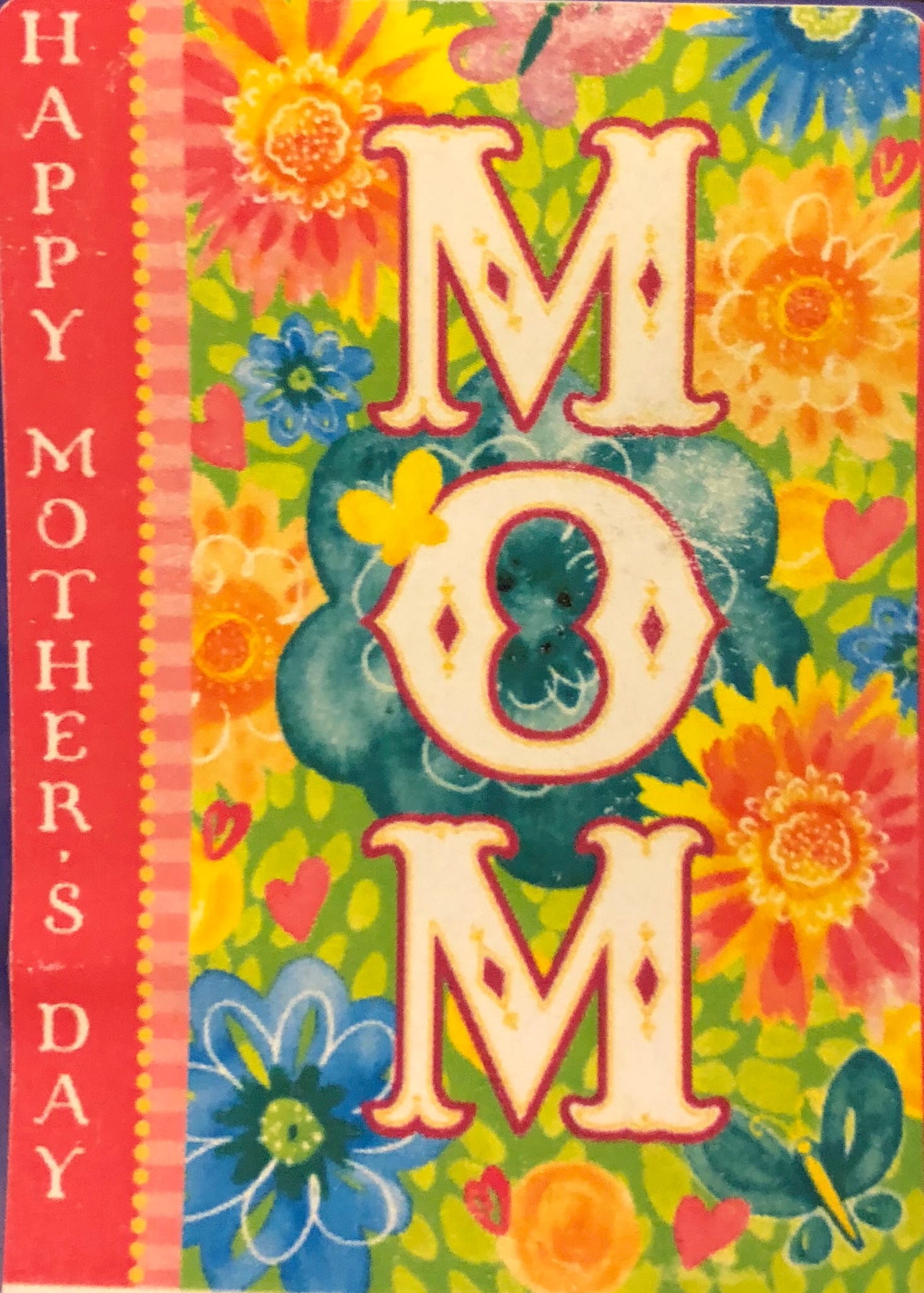 Mom's Day - Large Flag