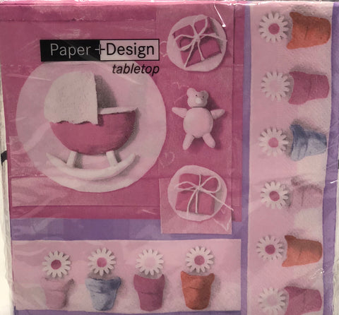 Luncheon Napkin -It's a girl