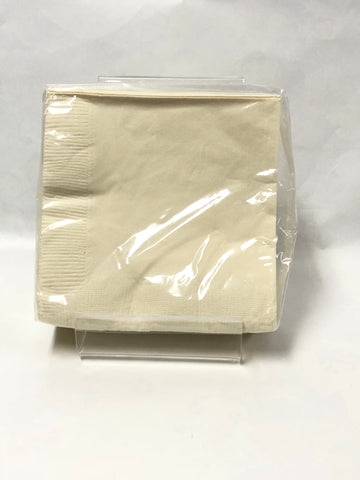 Bulk Cocktail Napkin- Vanilla Creme