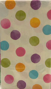 Guest Towel Napkin- Soft water color dots