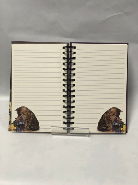 Hardcover Journal -Paw In The Vase