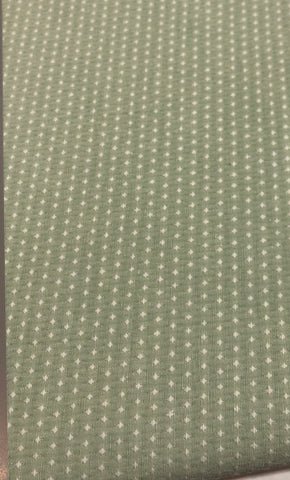 Table Cloth -Light Green / White Dots