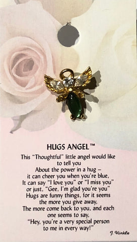 Hugs Angel Pin -Green