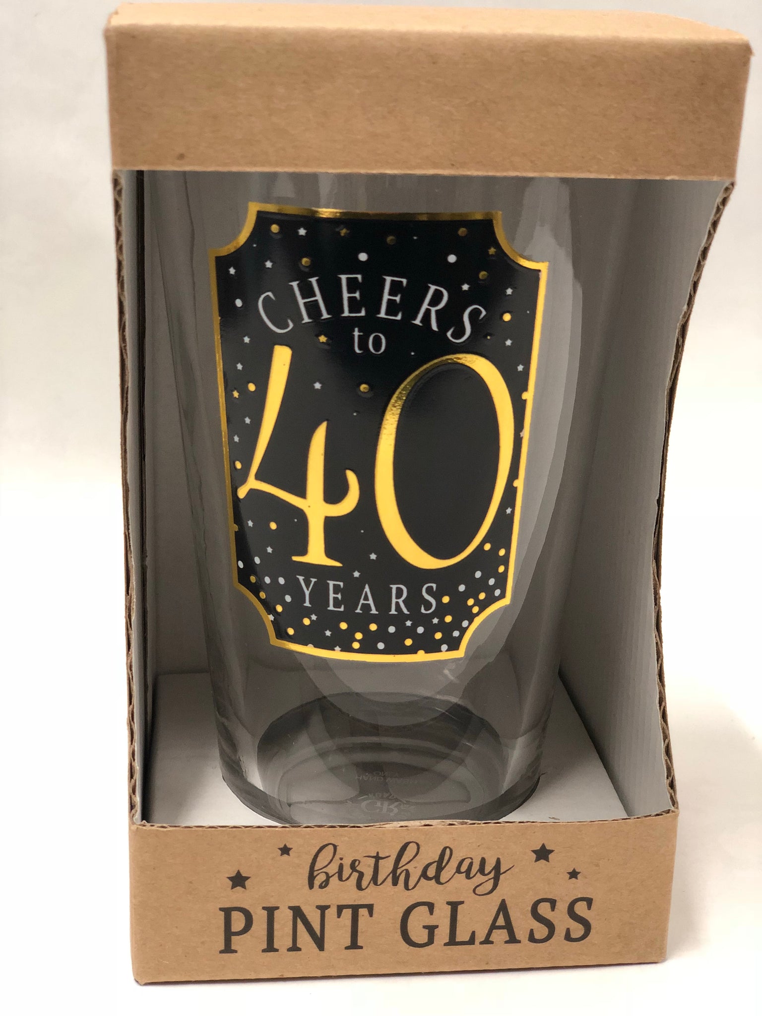 40th Pint Glass