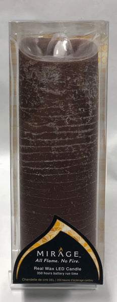 Mirage -Battery Candle -Acorn Brown