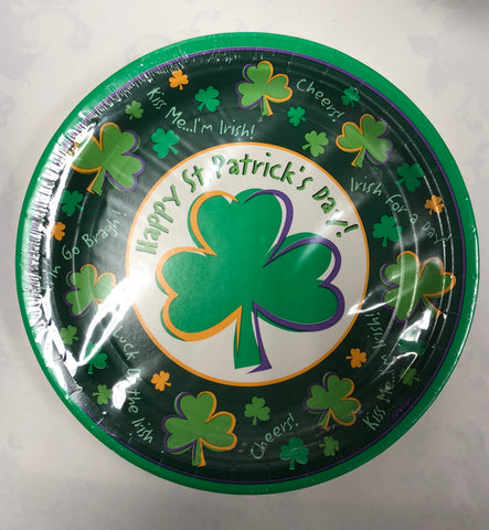 Paper plates- Shamrock Celebration