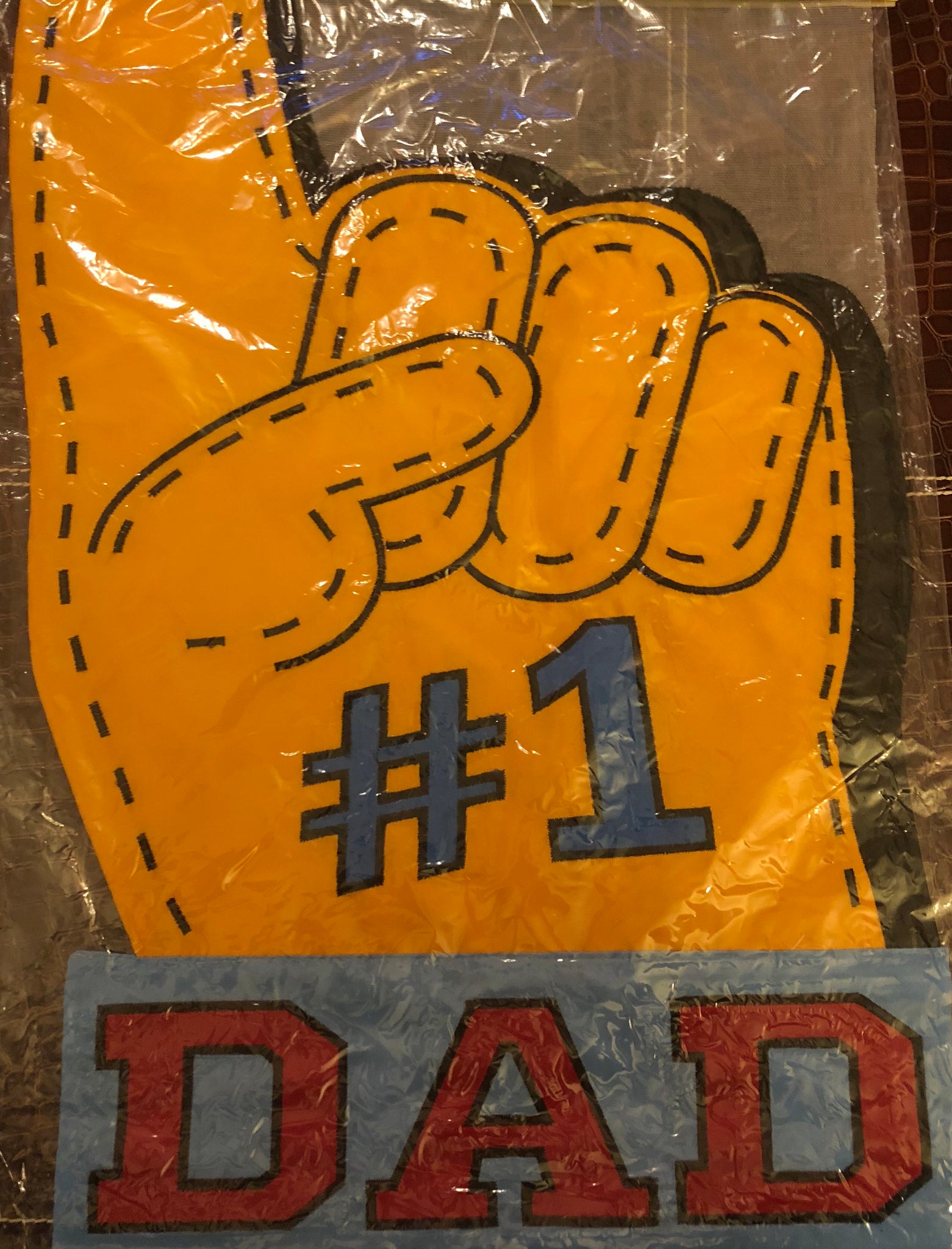 #1 Dad Foam Finger -Small Flag