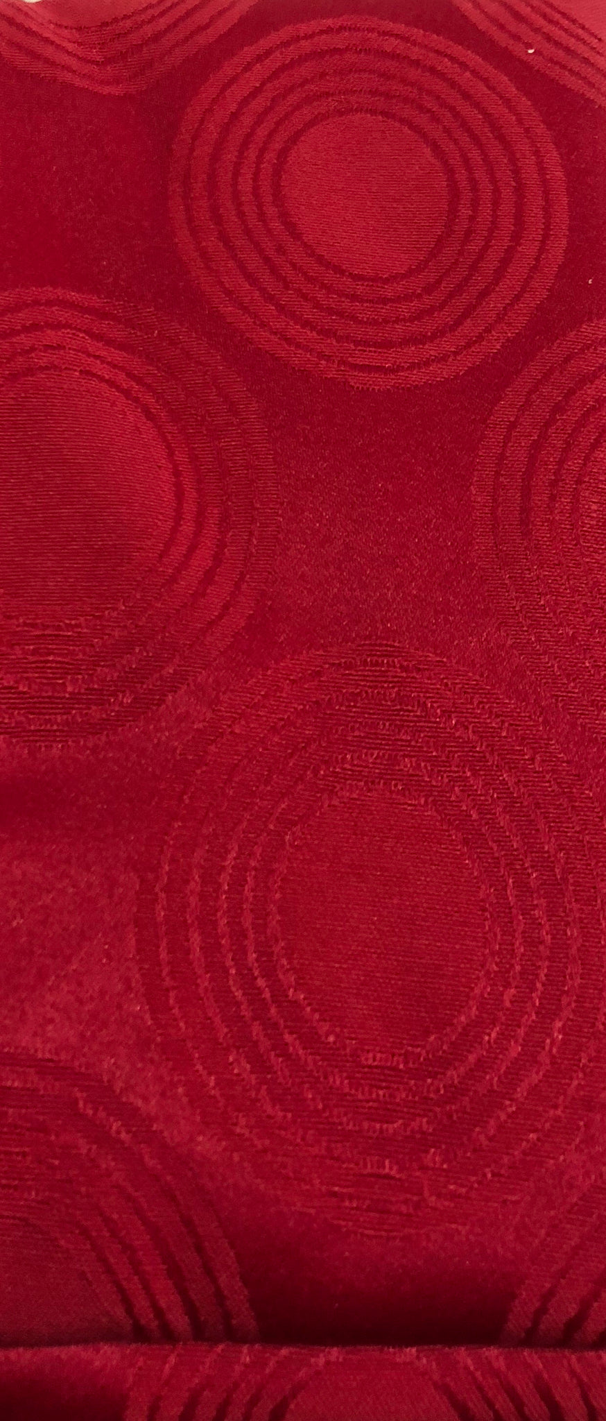 Table Cloth -Circles -Red