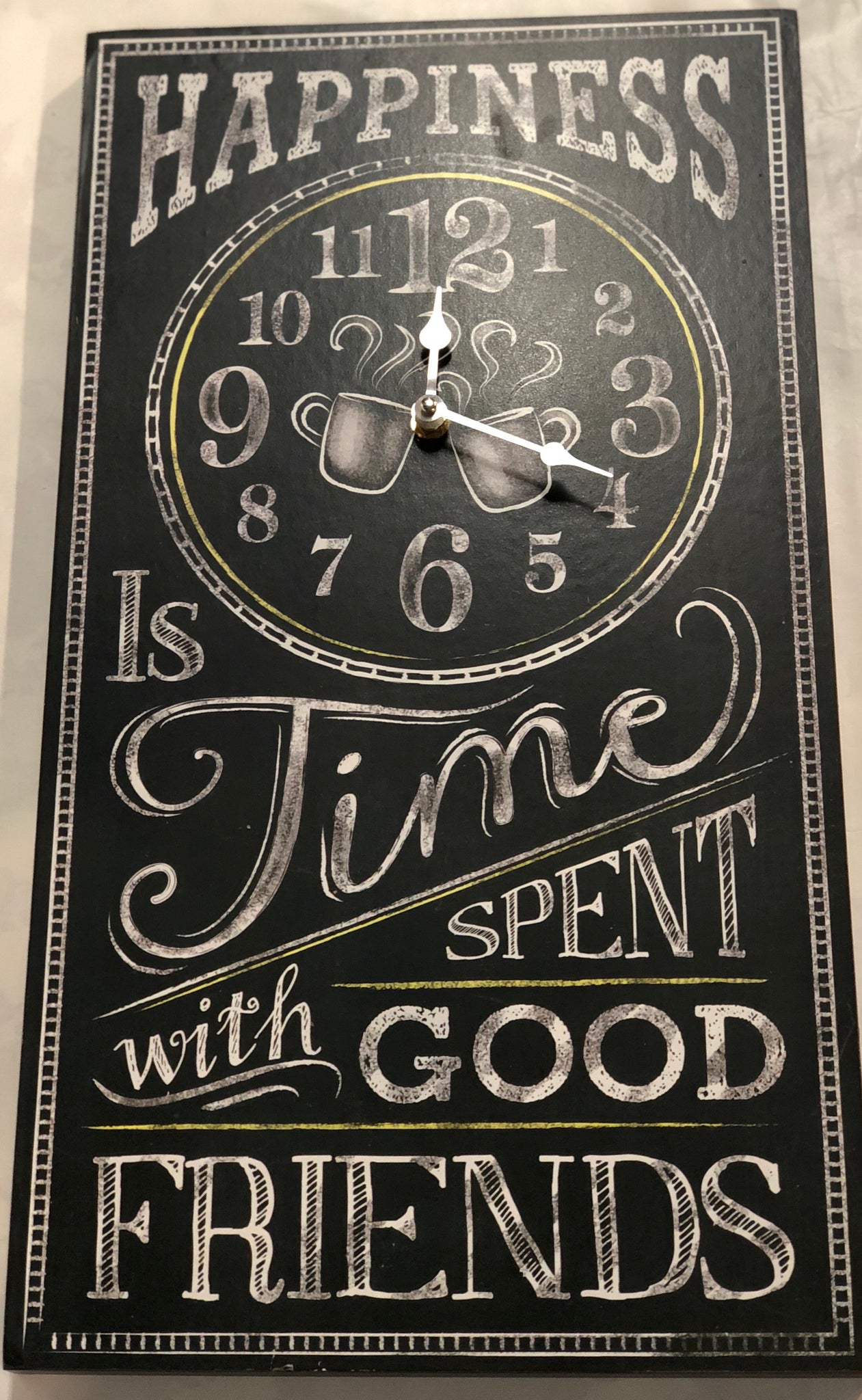 "Good Friends" Wall Clock
