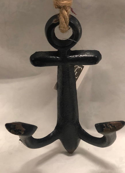 Cast Iron Anchor -Blue