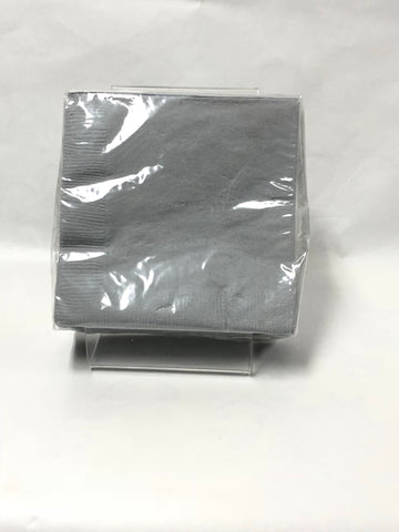 Bulk Cocktail Napkin- Silver
