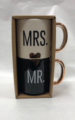 Mr. & Mrs. Couple Mug Set