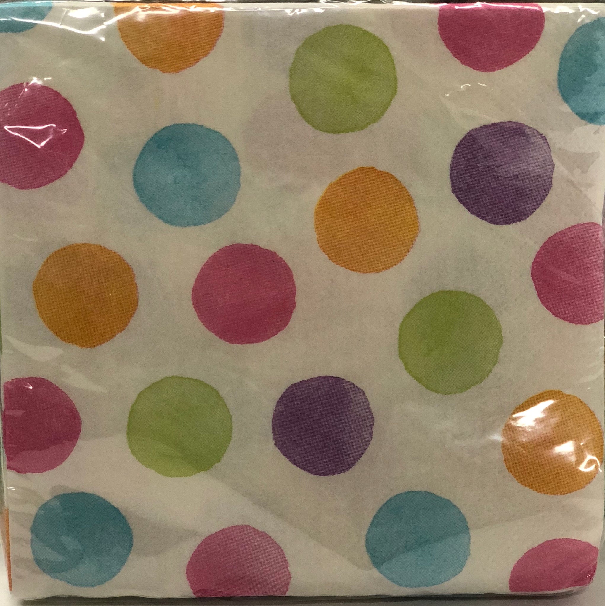 Cocktail Napkin- Soft Water Colour Dot