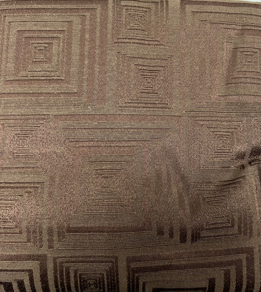 Table Cloth -Infinity Square -Two Tone Brown