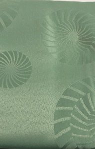 Table Cloth -Circles -Mint Green