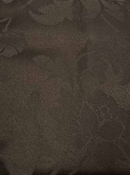 Table Cloth -Crystal Damask - Dark Chocolate