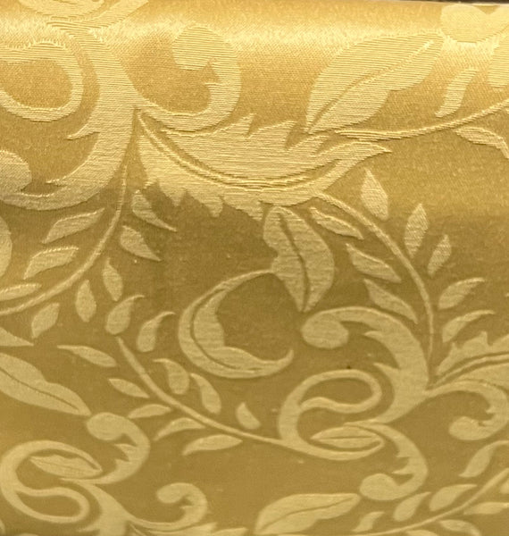 Table Cloth -Damask - Mustard Yellow