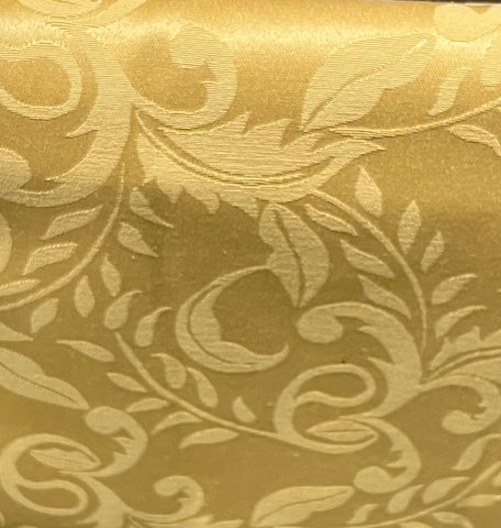 Table Cloth -Damask - Mustard Yellow