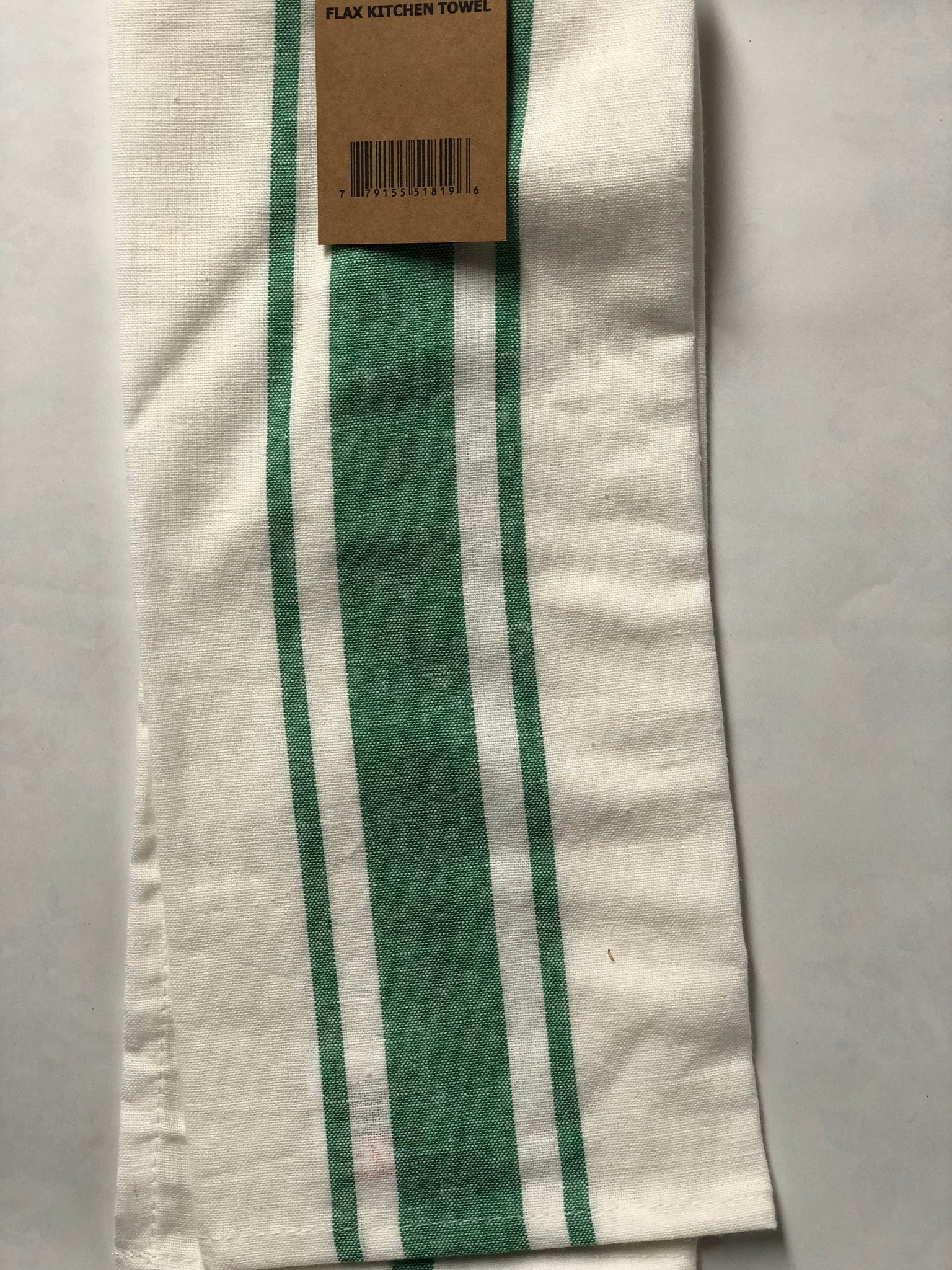 Flax Kitchen Towel Green