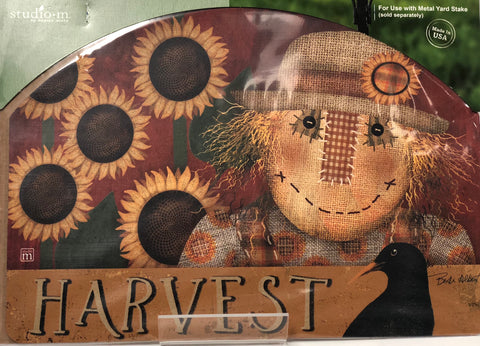Magnetic Yard Sign -Harvest Scarecrow