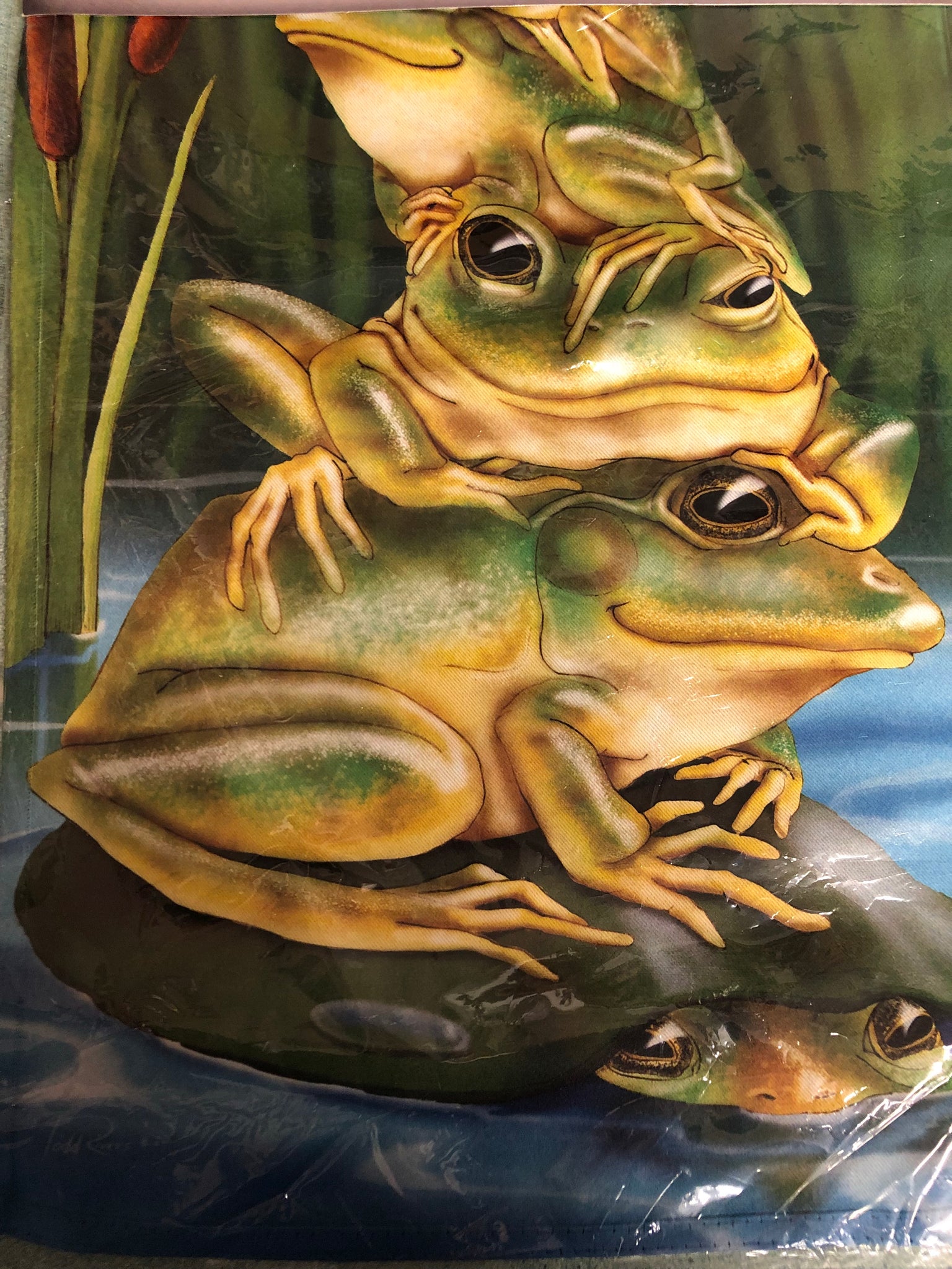 Frog Stack -Small Flag