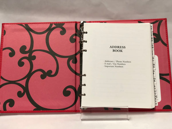 My Address Book -Red