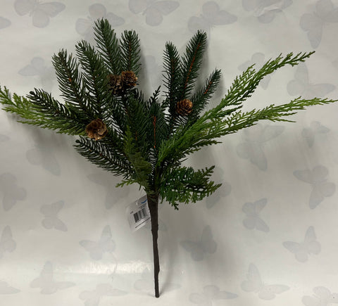 Pine/Cone Cedar Bush -Green