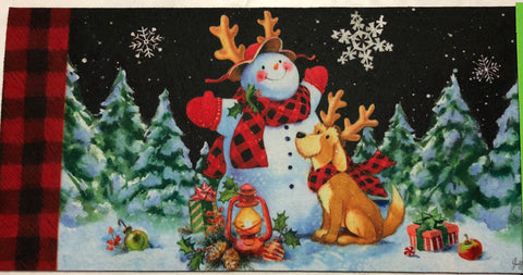 Snowman And Dog - Small