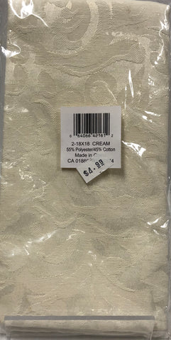 Cream Cloth Napkin