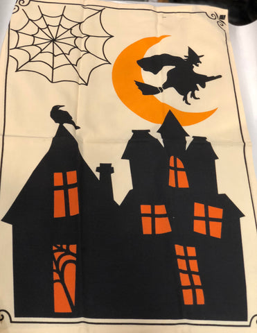 Haunted House Tea Towel