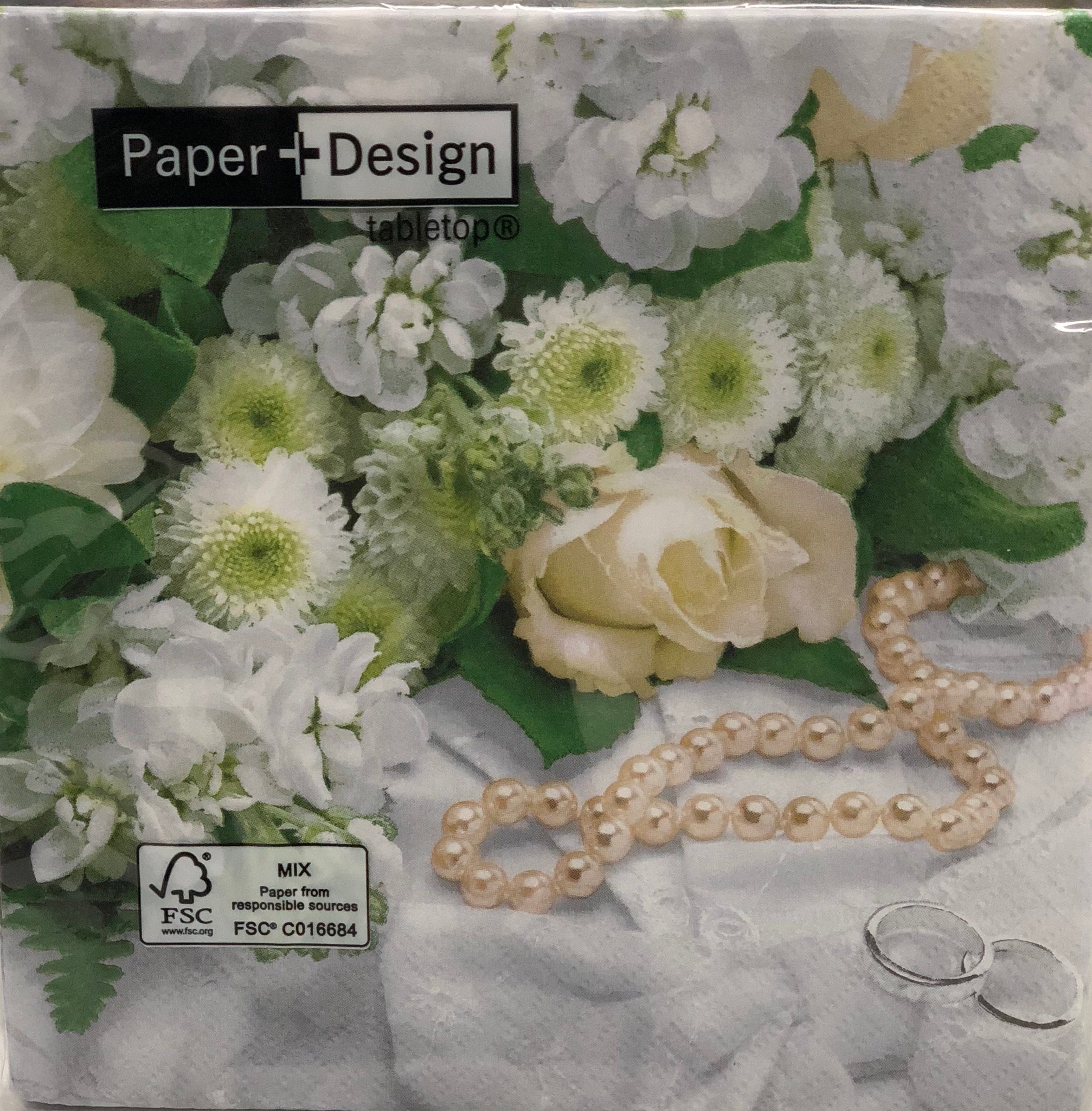 Luncheon Napkin -Wedding Day