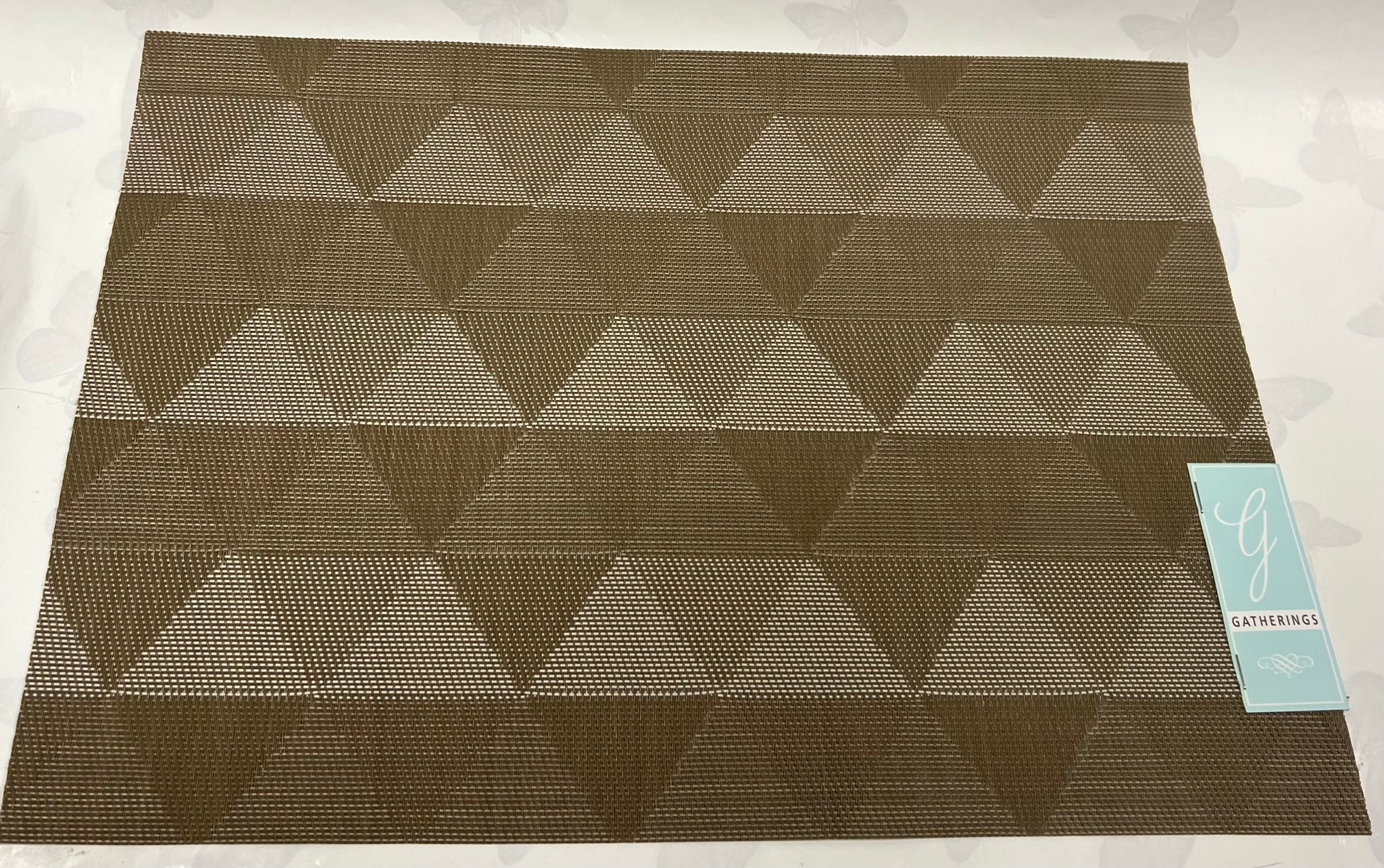 Brown Geometric Placemat