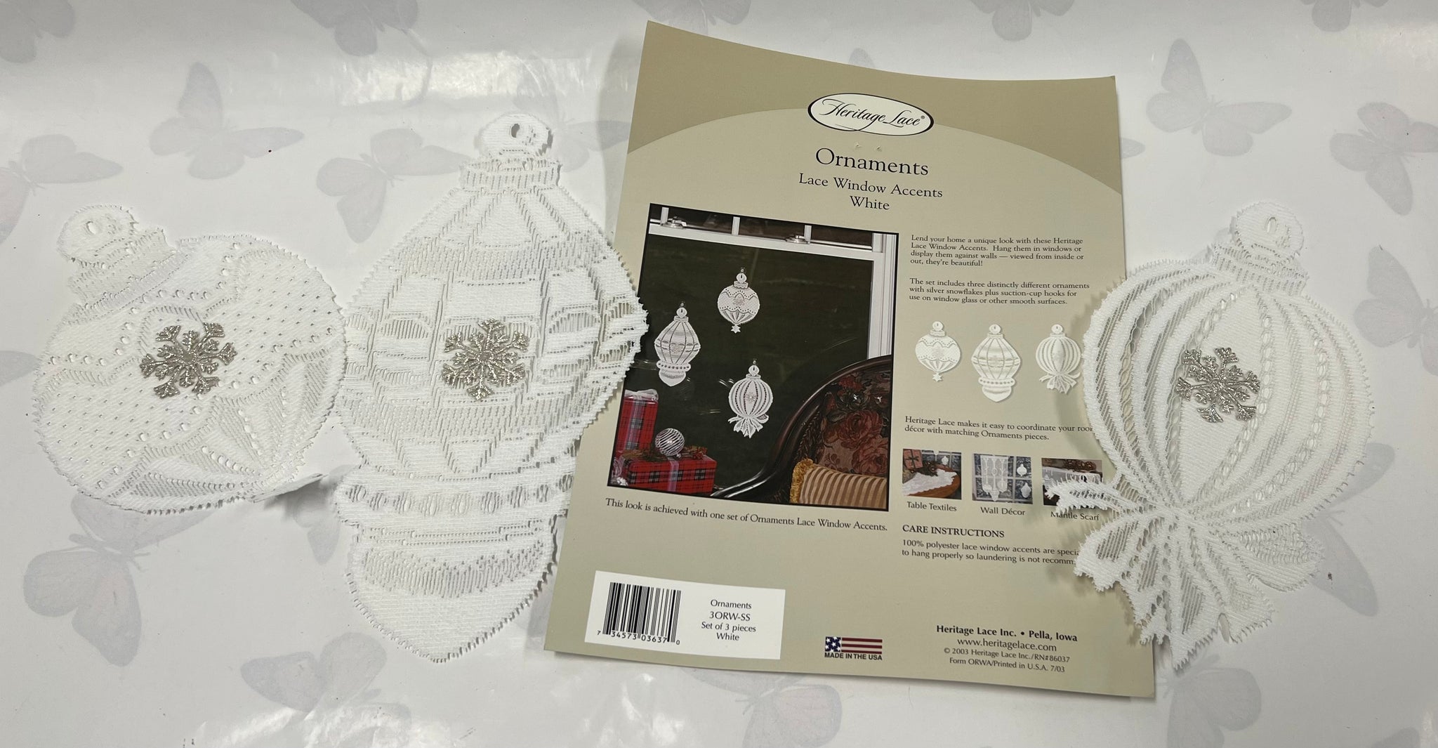 Ornaments -Lace Window Accents