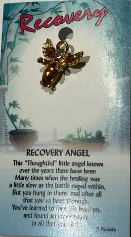 Recovery Angel Pin -Orange