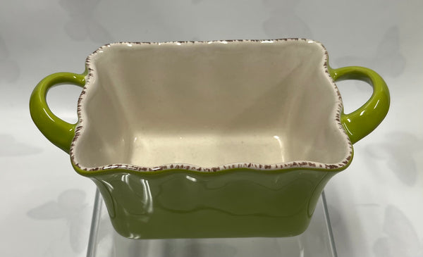 Green Ramekin -Rectangle