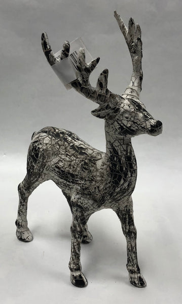 Crackle Deer Figurine